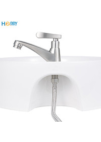 Vòi chậu rửa mặt lavabo dòng lạnh inox 304 Hobby home decor LBL6