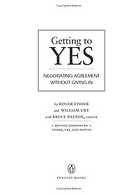 Sách Getting to Yes: Negotiating an agreement without giving in