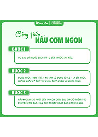 [Siêu Sale] Gạo Tây Nam Bộ HOALUA Rice dẻo ít, mềm cơm, tơi xốp (Túi 5kg)