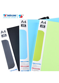 Bìa đựng hồ sơ 40 lá sức chứa 200 tờ A4 80 gsm Thiên Long Flexoffice FO-DB008
