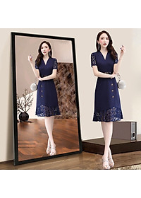 Đầm ôm body đuôi cá phối ren duyên dáng size từ 40-71kg