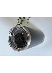 Ly Giữ Nhiệt Nắp Trượt Chống Tràn Rinfere - Tặng Kèm Ống Hút Không Gỉ, Dụng Cụ Vệ Sinh Ông Hút (590ml)