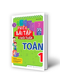 Combo 2 Cuốn Phiếu Bài Tập Cuối Tuần Toán Và Tiếng Việt 1