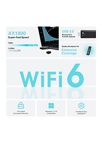 Bộ Chuyển Đổi USB WiFi TP-Link Archer TX20U / TX20U Nano / TX20 Plus WiFi 6 Băng Tần Kép AX1800 - Hàng Chính Hãng