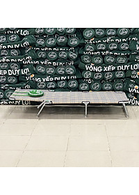 GHẾ - GIƯỜNG XẾP  DUY LỢI INOX CỠ ĐẠI (TẶNG 10 MÓC ÁO KÉP NHỰA CAO CẤP DUY LỢI)