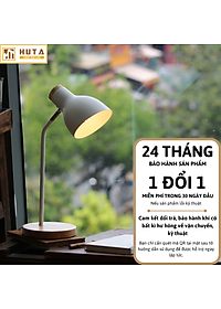 Đèn Học Để Bàn Đế Gỗ HUTA LVG1 Chống Cận, Vintage, Decor Trang Trí Bàn Học Bàn Làm Việc, Bóng Đèn Led Đổi Màu Tiết Kiệm  Điện