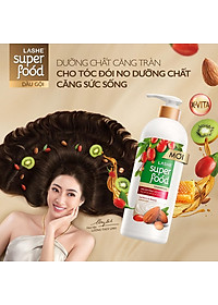Dầu gội LASHE SUPERFOOD phục hồi hư tổn 640G