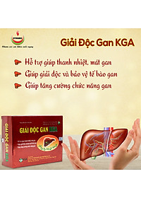 GIẢI ĐỘC GAN KGA - Năng Động - Thanh nhiệt, giải độc, mát gan