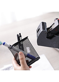 Máy bắn giá 8 số Deli, Ghi xám - 1 chiếc - E7504