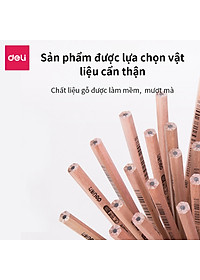 Bút chì lục giác/tam giác Deli - loại HB/2B - 30 chiếc/hộp - S941 / S943