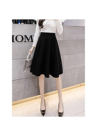 (Big size) Chân váy xòe dài có túi