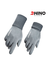 Găng tay da lộn giữ ấm mùa đông Rhino G801 nam nữ, chống gió