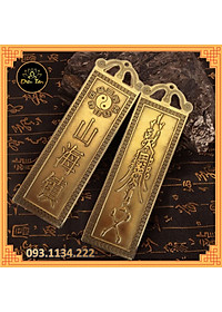 Thẻ Kim Bài đồng cao cấp trấn trạch - Đồng vàng