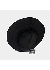 Nón bucket, mũ tai bèo nam nữ vành tròn Hàn Quốc thêu chữ ký, vải cotton cao cấp
