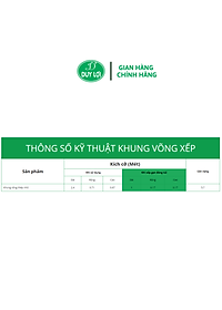 KHUNG VÕNG XẾP DUY LỢI THÉP - CỠ NHỎ (KHÔNG BAO GỒM VÕNG LƯỚI) - TẶNG 10 MÓC ÁO KÉP NHỰA CAO CẤP DUY LỢI