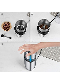 Máy xay hạt cà phê và gia vị đa năng cao cấp thương hiệu Shardor CG725S - Chất liệu: Thép không gỉ 304 - Công suất 200W - Hàng Nhập Khẩu