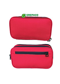 Túi Hộp Đựng Bút Viết Grepaco Bằng Vải Bố Canvas Tote Đẹp Nhiều Ngăn Size Lớn Đa Năng Dành Cho Học Sinh, Sinh Viên, Dân Văn Phòng Đựng Dụng Cụ Đồ Dùng Học Tập, Mỹ Phẩm, Phụ Kiện Đồ Cá Nhân – Hàng Chính Hãng