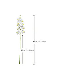 Cành lan hồ điệp giả cao cấp - 1 cành - 9 bông - dài 100cm - Cây giả, hoa lụa Decor trang trí nhà cửa