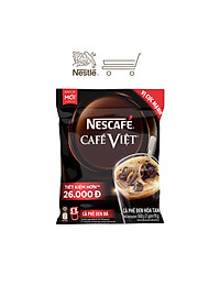 Combo 3 bịch cà phê đen hòa tan NESCAFÉ CAFÉ VIỆT (Túi 35 gói x 16g)