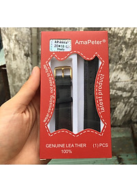 Dây Đồng Hồ Da Bò Italy Mềm Size 22mm 20mm 18mm [Kèm Chốt gắn và Dụng cụ tháo lắp]