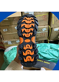 Giày bảo hộ lao động JB523 dáng thể thao da lộn ,có mũi thép chống va đập, đế chống đinh chống đâm xuyên
