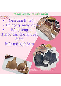 Áo ngực  8889 - Áo ngực mút mỏng, có gọng, Quả vừa Cup B