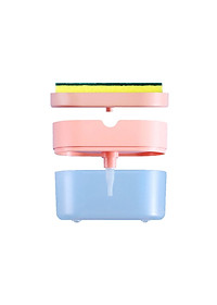 Hộp Đựng Nước Rửa Chén Kèm Vòi Bơm Thông Minh Tặng Kèm Miếng Rửa Chén Bọt Biển Và 5 Khăn Lau Chén PaKaSa - Chính Hãng 