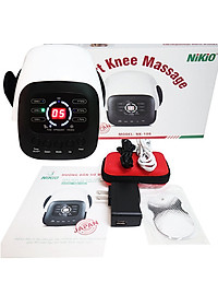Máy Massage Đầu Gối Nikio NK-186 - Công Nghệ Rung, Túi Khí Xoa Bóp Nhẹ Nhàng Giúp Khớp Gối Thư Giãn, Giảm Đau Nhức - Kết Hợp Miếng Dán Xung Điện Matxa Giãn Cơ, Giảm Đau Nhức Toàn Thân - Dòng Pin Sạc