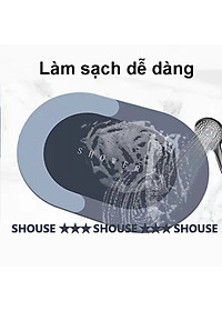 Thảm Lau Chân, COMBO 2 CHIẾC, Thảm Chùi Chân Silicon Siêu Thấm Nước, Chống Trượt, Thảm Phòng Khách, Nhà Tắm