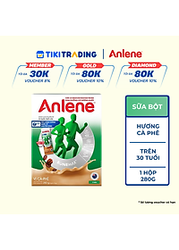 Sữa Bột Anlene vị Cà phê (Hộp giấy 280g)