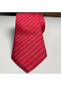 Cavat nam 8cm trung niên đỏ kẻ xéo GiangPKC