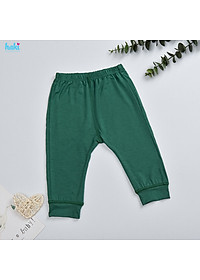 Bộ quần áo dài tay cài vai phối màu vải tre cao cấp (4-15kg) BB042; bộ dài tay cho bé trai bé gái chất liệu Bamboo siêu mềm mịn HAKI