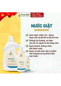 Nước giặt xả hữu cơ enzyme sinh học từ vỏ dứa Fuwa3e 3.5L
