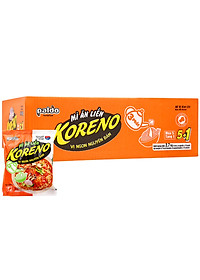 Thùng 30 Gói Mì Ăn Liền Koreno Vị Kim Chi 75g