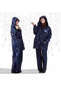 Bộ Quần Áo Mưa Vải Dù Size XXL Chống Thấm Cao Cấp
