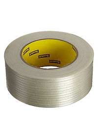 Băng keo cường lực gia cường sợi thủy tinh 50m 3M 897 - chiu được mài mòn, độ ẩm, ko chảy keo và tháo không để lại vết keo