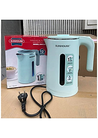 Ấm Siêu Tốc 2 Lớp Inox Sunhouse SHD1351 1.8L Hàng Chính Hãng - Sản Phẩm Cần Thiết Cho Mọi Gia Đình