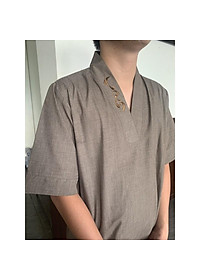 Thời trang phật giáo _ đồ lam đi chùa cho nam và nữ vải cao cấp bigsize 90kg