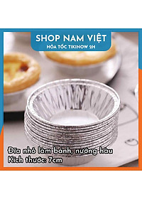 Đĩa Giấy Bạc Lót Nồi Chiên Không Dầu, Khay Bạc Nướng Thực Phẩm (Nhiều Cỡ)