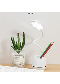 Đèn Led Chống Cận Để Bàn Có Hộp Bút, Giá Để Điện Thọai PaKaSa - Hàng Chính Hãng