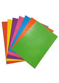 10 xấp thủ công 7 màu (70 tờ )không keo có kẻ ô khổ giấy A5