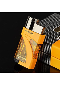 Vỏ Hột Quẹt Bật Lửa Khò 2 Tia  COB-133  Kiểu Dáng Hiện Đại Sang Trọng - Dùng Gas Cao Cấp