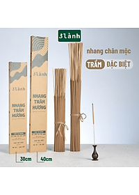 Nhang Trầm Hương Đặc Biệt  3 Lành Dài 23-30-40cm, Hộp 100-400gr Sạch Tự Nhiên 100% Không Hóa Chất 7-12 Năm Trầm Thờ Cúng Dâng Hương Xông Nhà