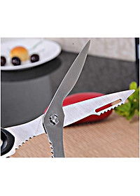 Combo kéo cắt càng cua Echo Metal + kéo cắt gà/thịt đầu cong - nội địa Nhật Bản