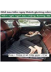 Nệm ghế sau Ô tô cho nhiều dòng xe, Nệm Không bơn hơi, Nệm nằm ô tô gấp gọn. kích thước 140 x 80 Cm. Nệm Ghế cho xe 4 chỗ - xe 5 chỗ - xe 7 chỗ