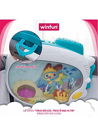 Đèn ngủ 3 chức năng, 2 chế độ nhạc - ru ngủ cho bé  từ 0 tháng tuổi Winfun 720000-NL