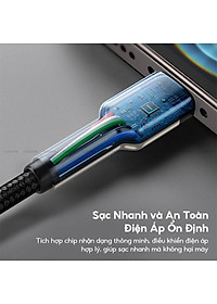 Cáp sạc nhanh PD20W truyền dữ liệu Baseus Metal Data Type-C sang iPhone ( 2 size ) - Hàng chính hãng