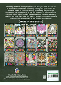 Mandala - Adult Colouring Book (Sách tô màu dành cho người lớn: Họa Tiết Và Hoa Văn)