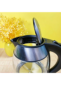 Ấm đun siêu tốc Lock&Lock thân bình thủy tinh dung tích 1.8L công suất 1850W EJK418SLV - Hàng chính hãng