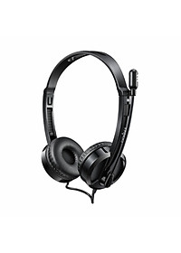 Tai Nghe Có Dây Chụp Tai On-ear Rapoo H100 Wired Stereo - Hàng Chính Hãng